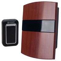 Звонок беспроводной аналоговый Космос (KOC 689) 25 мелодий темно коричневый  картинка 